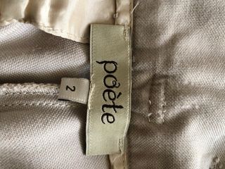 Pantalones Poète beige, talla S