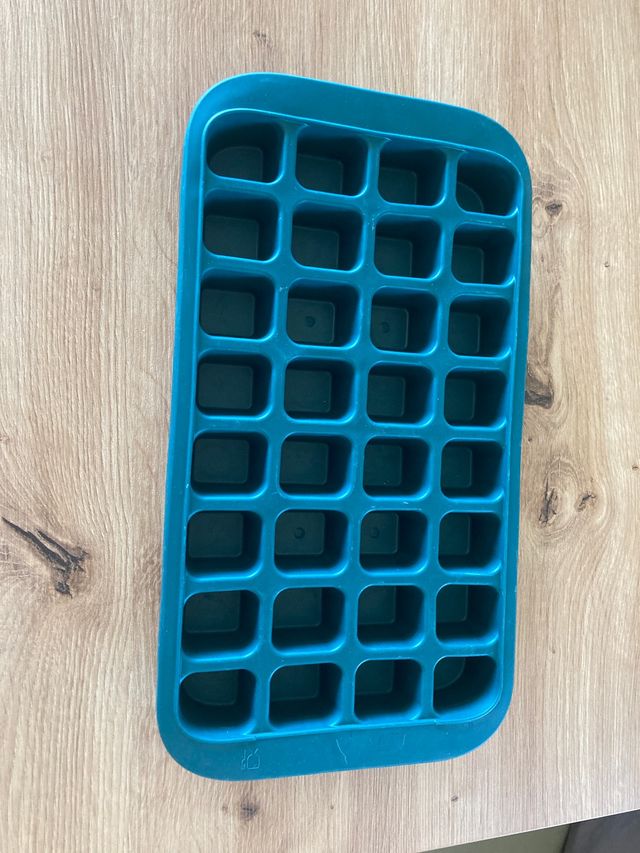 Cubitera silicona 32 cubitos - turquesa