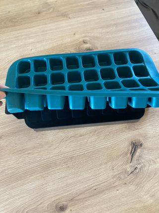 Cubitera silicona 32 cubitos - turquesa