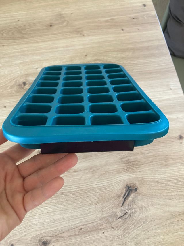 Cubitera silicona 32 cubitos - turquesa