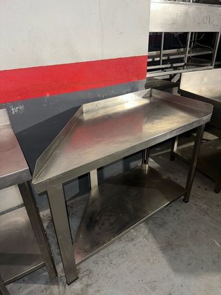 Mesa acero inoxidable 1,27x0,60x85 !!! LIQUIDACION