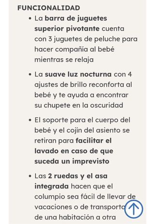 Hamaca Bebé Joie - mecedora