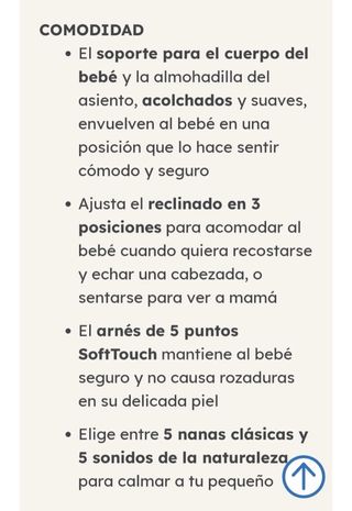 Hamaca Bebé Joie - mecedora