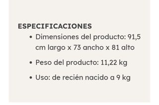 Hamaca Bebé Joie - mecedora