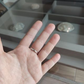 Anillo reno navideño beige y rojo