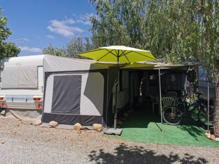 Caravana fija Camping Navarrete. Rioja.NEGOCIABLE