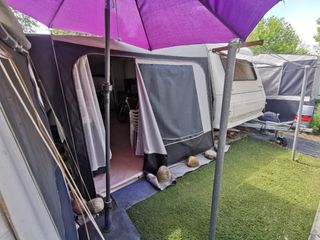 Caravana fija Camping Navarrete. Rioja.NEGOCIABLE