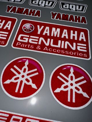 KIT VINILOS YAMAHA GENUINE AGV SHOEI CARENADO MOTO
