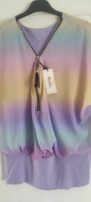 Blusa Moda multicolor