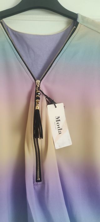 Blusa Moda multicolor