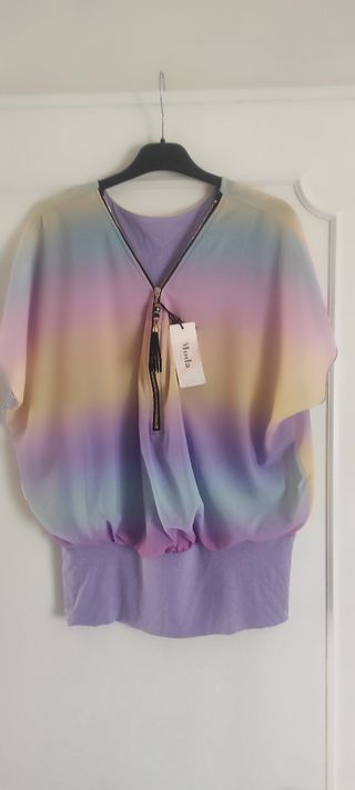 Blusa Moda multicolor
