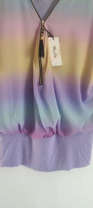 Blusa Moda multicolor