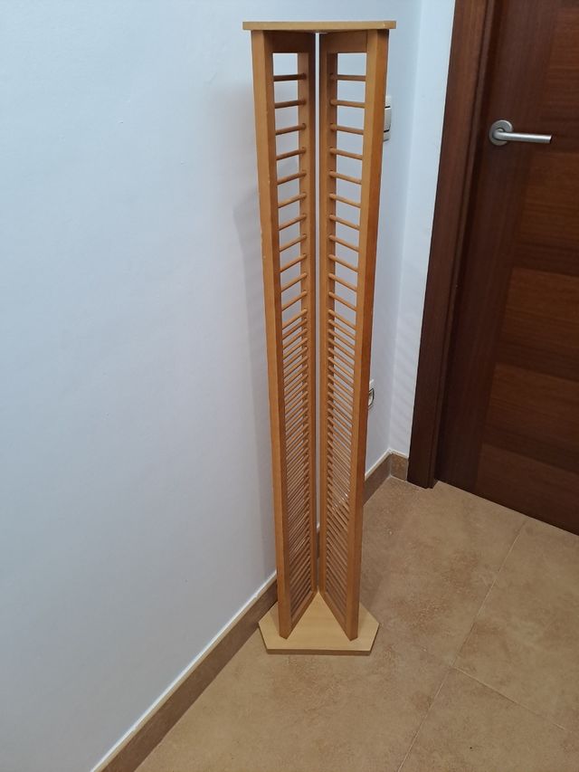 Soporte CD's - Madera