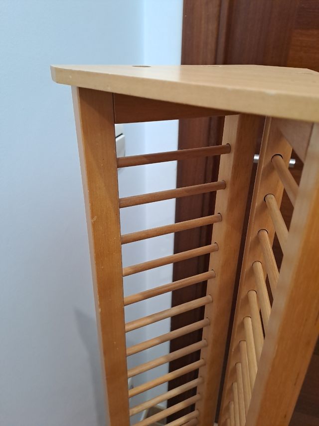 Soporte CD's - Madera