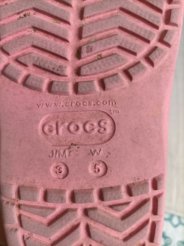 Crocs plataforma rosa W5 34-35
