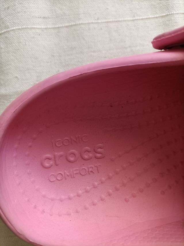 Crocs plataforma rosa W5 34-35