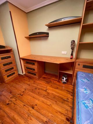Mesa escritorio madera - marrón