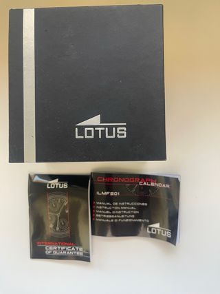 Reloj Lotus Cronografo Hombre Acero