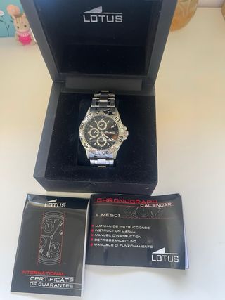 Reloj Lotus Cronografo Hombre Acero