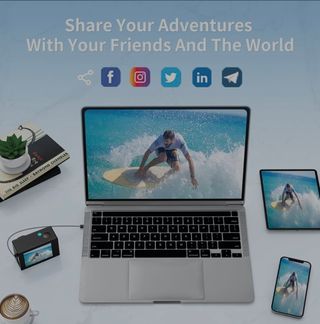 Cámara Deportiva 4K 30fps