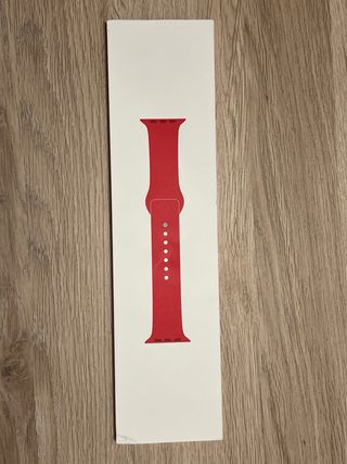Correa roja Apple Watch 42/44/45mm