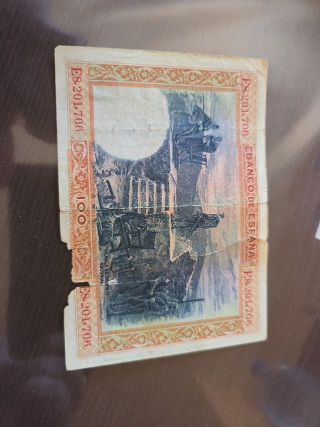 Billete 100 pesetas España (1925)