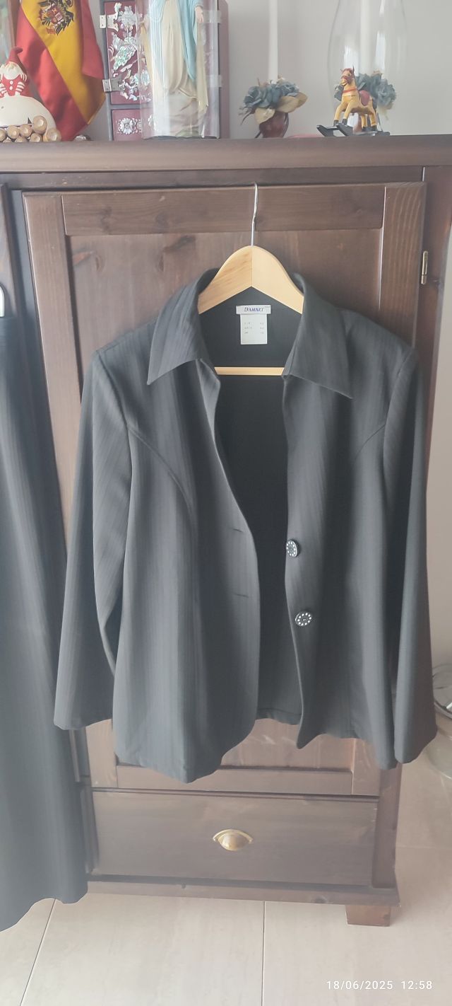 Traje chaqueta negro ZAMAR - L