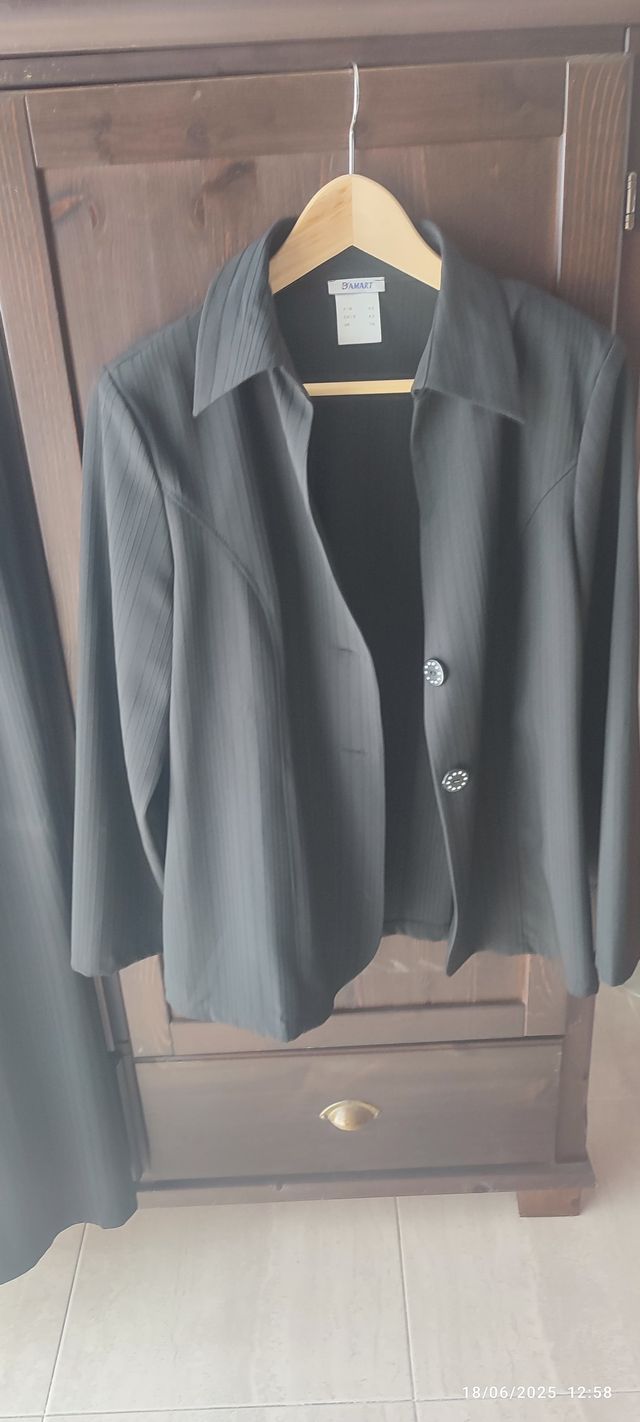 Traje chaqueta negro ZAMAR - L