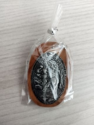 Portachiavi elefante legno metallo