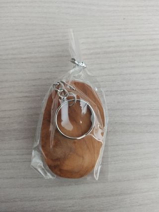 Portachiavi elefante legno metallo