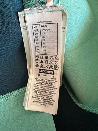 Traje neopreno Decathlon XS niña