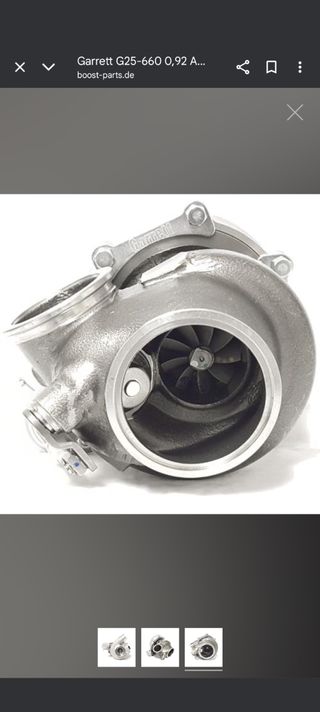 Turbo Garrett G25-660 0,92 A/R V-Band