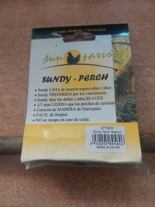 Percha loro - Madera