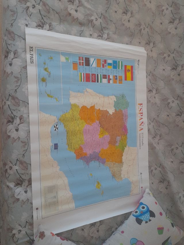 Mapa España - Estado Autonómico (100x70cm)