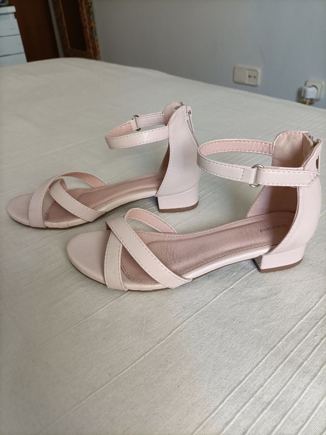 Sandalias niña talla 34 - Rosa palo