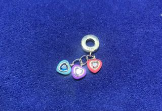 Charm dije corazones plata pulsera pandora collar