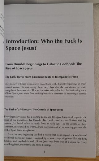 Infinite Beats: A Biography of Space Jesus