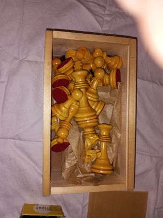 Ajedrez y Damas antiguo