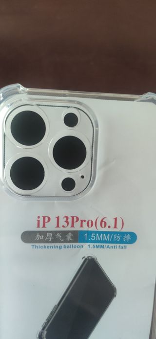 Funda iPhone 13 Pro (6.1) transparente