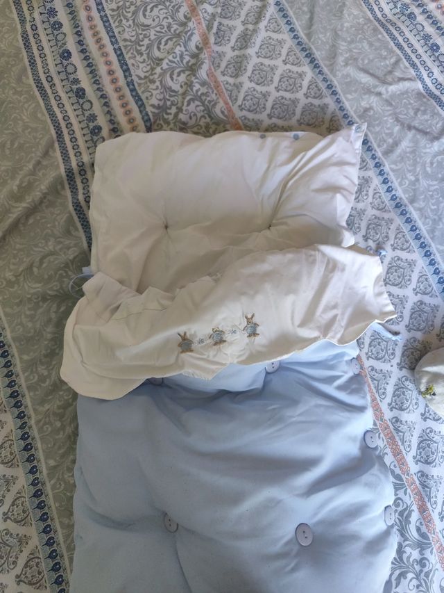 Saco-arrullo de dormir bebé - Azul claro