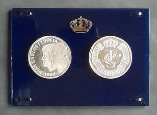 Cartera Prueba 500Ptas 1987 25 Aniv Boda SS. Reyes