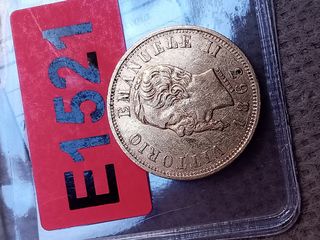 10 Lire 1863 vittorio Emanuele II Oro regno Italia