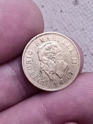 10 Lire 1863 vittorio Emanuele II Oro regno Italia