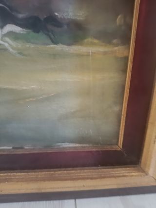 Quadro olio cavalli - Dipinto