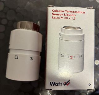 LOTE 6 cabezal termostático Waft SIN USAR