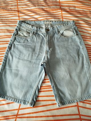 Bermudas EASYWEAR L - Vaqueras azules