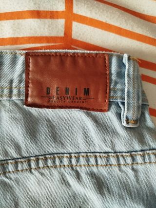 Bermudas EASYWEAR L - Vaqueras azules