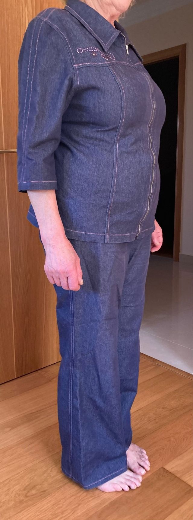 Traje vaquero azul - chaqueta y pantalón