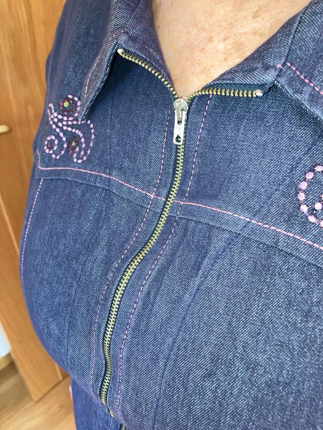 Traje vaquero azul - chaqueta y pantalón