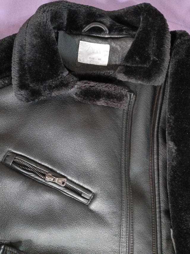 Chaqueta borreguillo negra